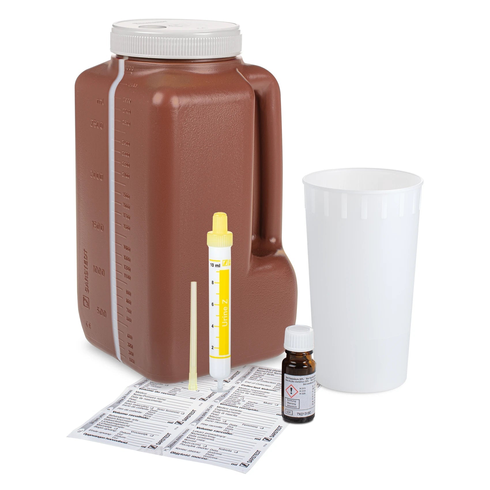 SARSTEDT AG & Co.KGSarstedt UriSet 24 NFT 3 l braun – Mit Stabilisator & Urin-Monovette 10 mlDocMed GmbH